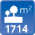 m² de solar: 1714