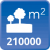 m² de solar: 210000