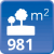 m² de solar: 981 m² de solar: 981